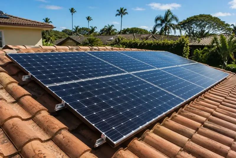 Installation de panneaux solaires à Bachy